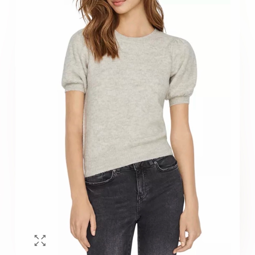 Vero Moda Puff Sleeve Sweater Top – Women’s XS – Cream